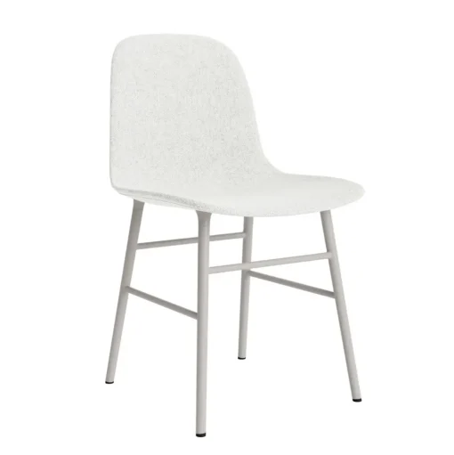 Normann Copenhagen Form Spisebordsstol Polstret Gruppe 5 Varm Grå/Stål