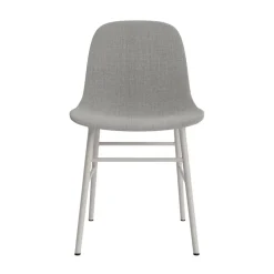 Normann Copenhagen Form Spisebordsstol Polstret Gruppe 2 Varm Grå/Stål