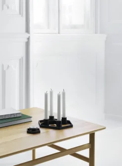 Normann Copenhagen Grow Sofabord Røget Egetrá 80 X 80 cm