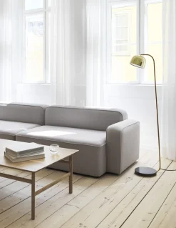 Normann Copenhagen Grow Sofabord Røget Egetrá 80 X 80 cm