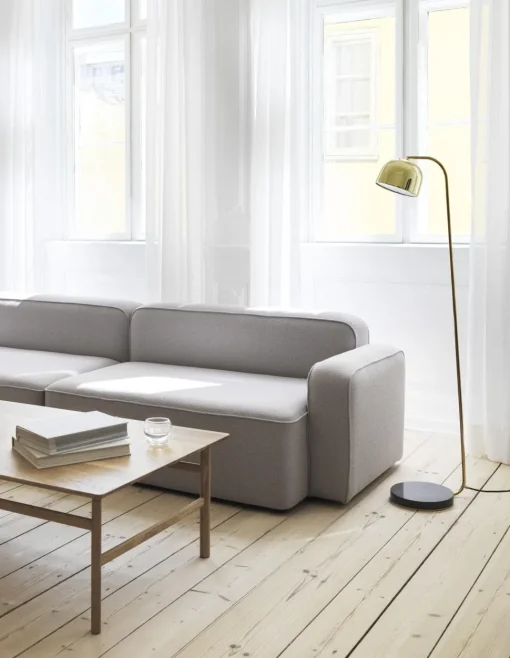 Normann Copenhagen Grow Sofabord Røget Egetrá 80 X 80 cm