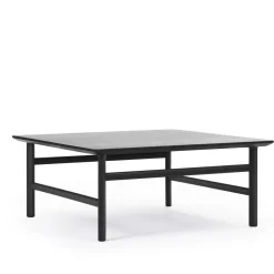 Normann Copenhagen Grow Sofabord Sort Egetrá 80 X 80 cm