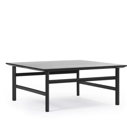 Normann Copenhagen Grow Sofabord Sort Egetrá 80 X 80 cm