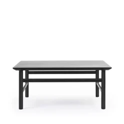 Normann Copenhagen Grow Sofabord Sort Egetrá 80 X 80 cm