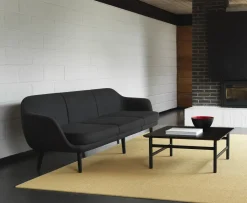 Normann Copenhagen Grow Sofabord Sort Egetrá 80 X 80 cm