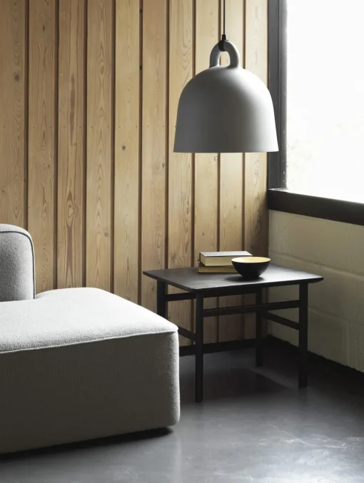 Normann Copenhagen Grow Sofabord Sort Egetrá 80 X 80 cm