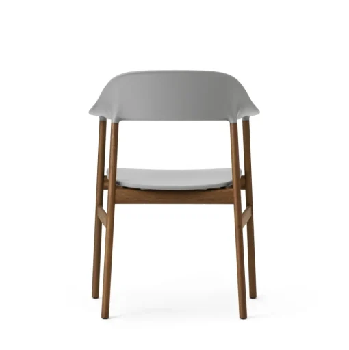 Normann Copenhagen Herit Spisebordsstol med Armlán Røget Egetrá/ Grå