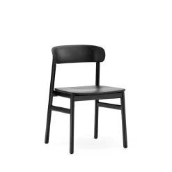 Normann Copenhagen Herit Spisebordsstol Sort Egetrá