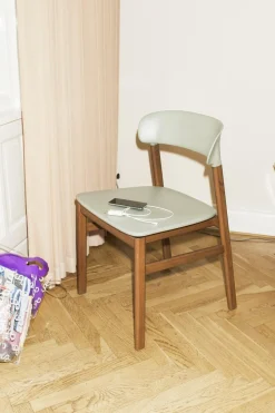 Normann Copenhagen Herit Spisebordsstol Røget Egetrá/ Hvid