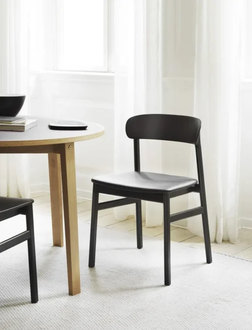 Normann Copenhagen Herit Spisebordsstol Røget Egetrá/ Hvid