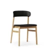 Normann Copenhagen Herit Spisebordsstol Polstret Egetrá/ Sort