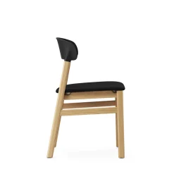 Normann Copenhagen Herit Spisebordsstol Polstret Egetrá/ Sort