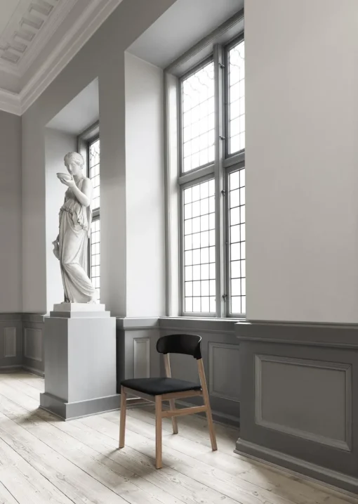 Normann Copenhagen Herit Spisebordsstol Polstret Egetrá/ Sort