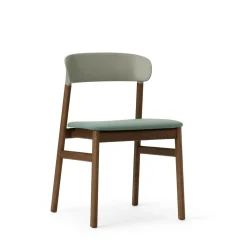 Normann Copenhagen Herit Spisebordsstol Polstret Røget Egetrá/ Støvet Grøn