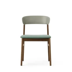 Normann Copenhagen Herit Spisebordsstol Polstret Røget Egetrá/ Støvet Grøn