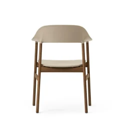 Normann Copenhagen Herit Spisebordsstol med Armlán Røget Egetrá/ Sand