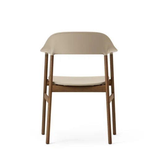 Normann Copenhagen Herit Spisebordsstol med Armlán Røget Egetrá/ Sand