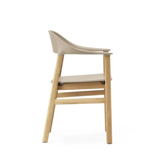 Normann Copenhagen Herit Spisebordsstol Røget Egetrá/ Grå