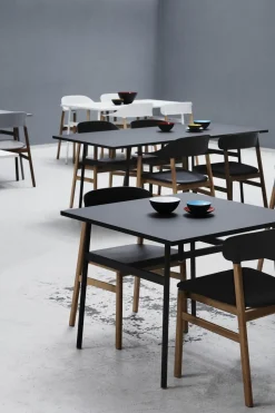 Normann Copenhagen Herit Spisebordsstol Røget Egetrá/ Grå