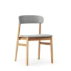 Normann Copenhagen Herit Spisebordsstol Polstret Egetrá/ Grå