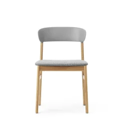 Normann Copenhagen Herit Spisebordsstol Polstret Egetrá/ Grå