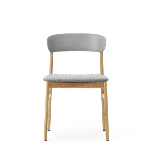 Normann Copenhagen Herit Spisebordsstol Polstret Egetrá/ Grå