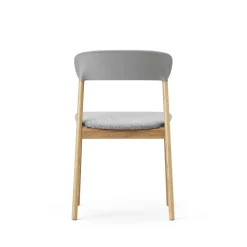 Normann Copenhagen Herit Spisebordsstol Polstret Egetrá/ Grå