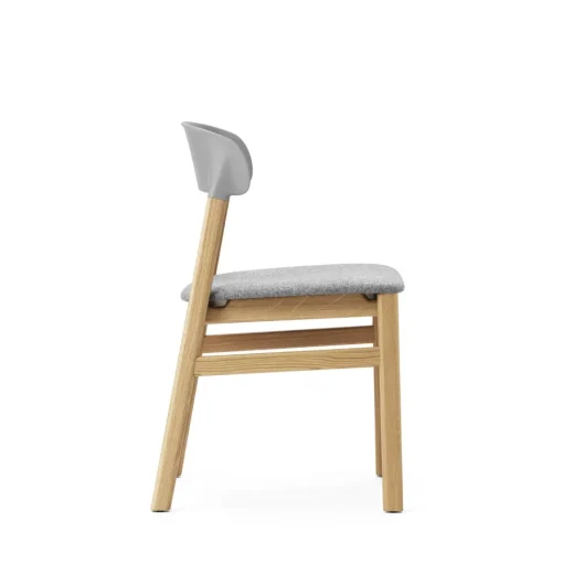 Normann Copenhagen Herit Spisebordsstol Polstret Egetrá/ Grå