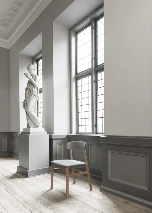Normann Copenhagen Herit Spisebordsstol Polstret Egetrá/ Grå