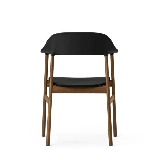 Normann Copenhagen Herit Spisebordsstol med Armlán Røget Egetrá/ Sort