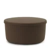 Normann Copenhagen Hide Storage Pouf Stor Brun