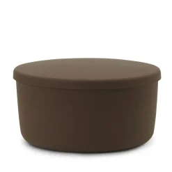 Normann Copenhagen Hide Storage Pouf Stor Brun