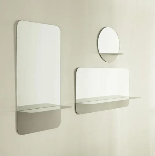 Normann Copenhagen Horizon Spejl Lodret Stål