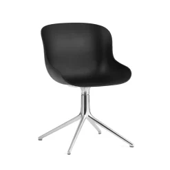 Normann Copenhagen Hyg Drejestol Aluminium/Sort