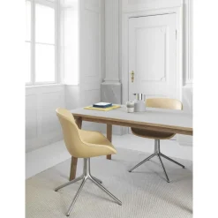 Normann Copenhagen Hyg Drejestol Aluminium/Sort