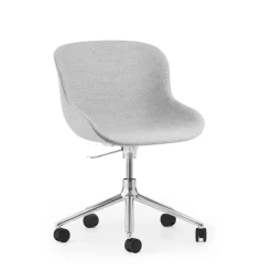 Normann Copenhagen Hyg Kontorstol med Hjul Polstret Aluminium/Synergy LDS16