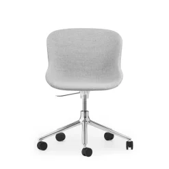 Normann Copenhagen Hyg Kontorstol med Hjul Polstret Aluminium/Synergy LDS16