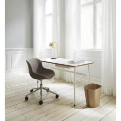 Normann Copenhagen Hyg Kontorstol med Hjul Polstret Aluminium/Synergy LDS16
