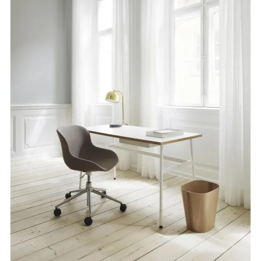 Normann Copenhagen Hyg Kontorstol med Hjul Polstret Aluminium/Synergy LDS16