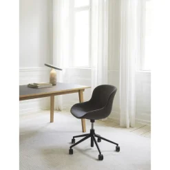 Normann Copenhagen Hyg Kontorstol med Hjul Polstret Aluminium/Synergy LDS16