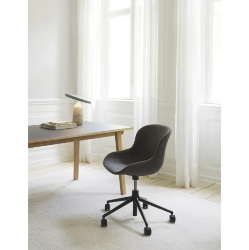 Normann Copenhagen Hyg Kontorstol med Hjul Polstret Aluminium/Synergy LDS16