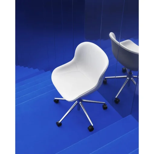 Normann Copenhagen Hyg Kontorstol med Hjul Aluminium/Sort