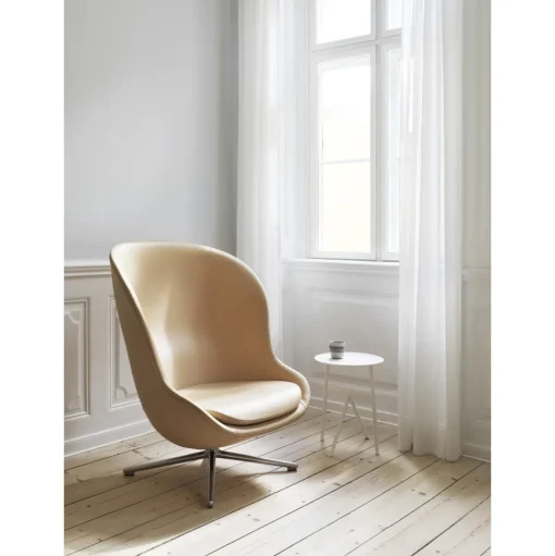 Normann Copenhagen Hyg Lánestol med Drejestel Høj Sort Aluminium/Grå LDS16