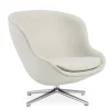 Normann Copenhagen Hyg Lánestol med Drejestel Lav Aluminium/Sand MLF20