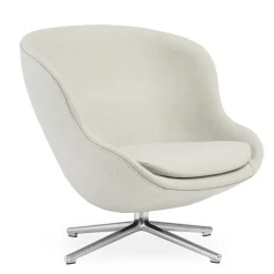 Normann Copenhagen Hyg Lánestol med Drejestel Lav Aluminium/Sand MLF20