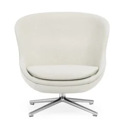 Normann Copenhagen Hyg Lánestol med Drejestel Lav Aluminium/Sand MLF20