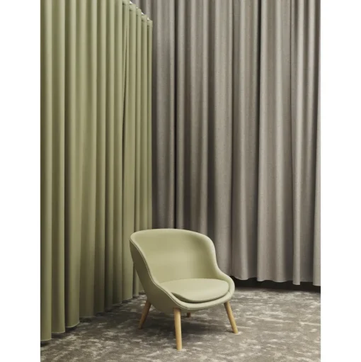 Normann Copenhagen Hyg Lánestol med Drejestel Lav Aluminium/Sand MLF20