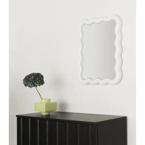 Normann Copenhagen Illu Spejl 65 x 50 cm Hvid