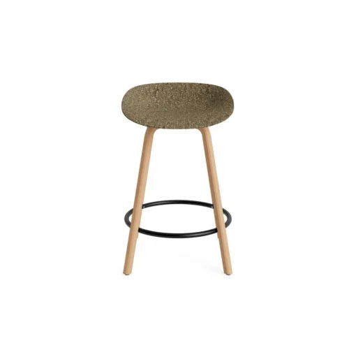 Normann Copenhagen Mat Barstol 65 cm Bøg/Sort/Seaweed