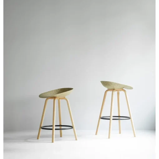 Normann Copenhagen Mat Barstol 65 cm Bøg/Sort/Seaweed